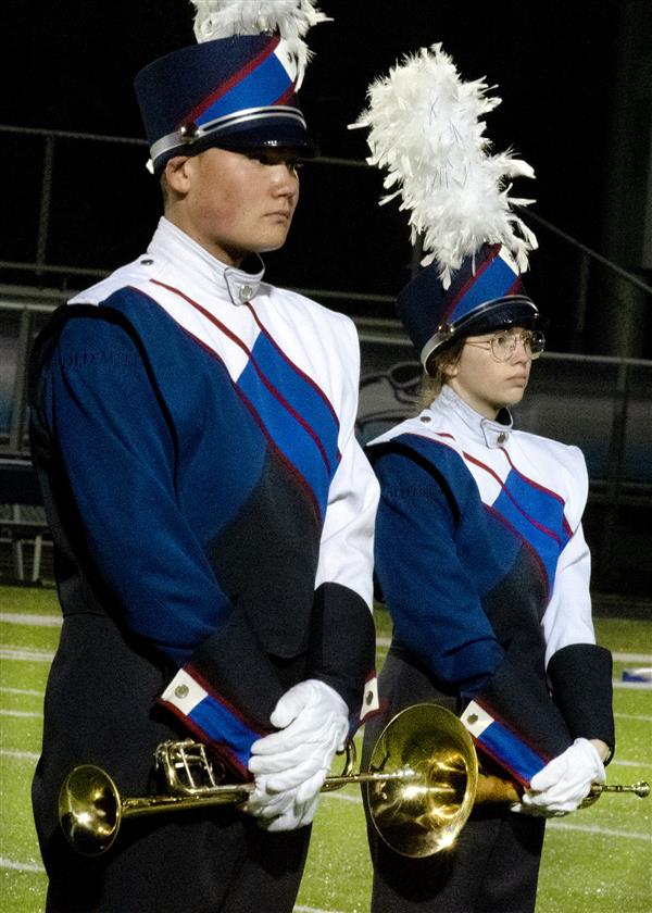 Old Mill High School Marching Band Performing